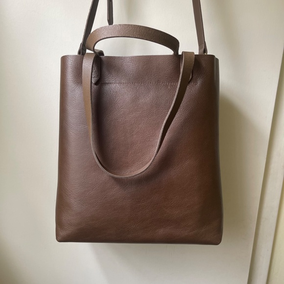 NWT Madewell The Suede Inset Edition Medium Transport Tote - Picture 7 of 9